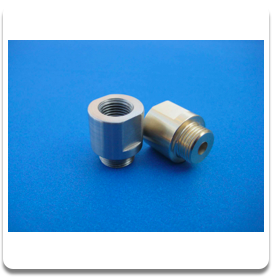 Adapter without gauge, stainless steel or brass
